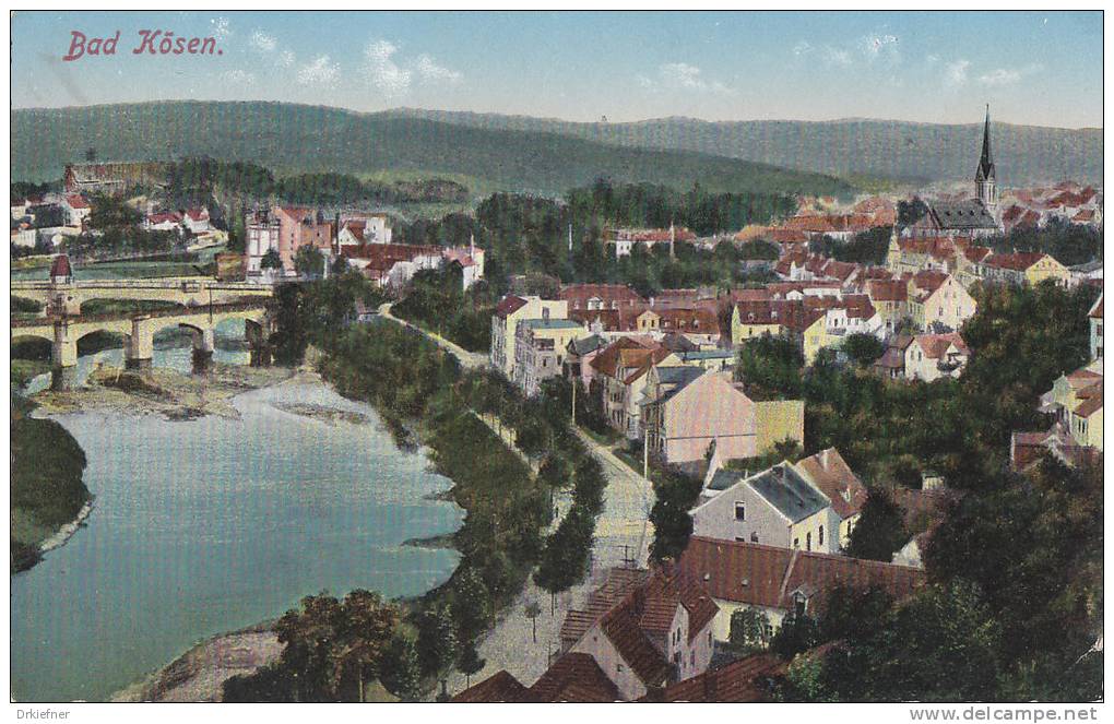 Bad Kösen, Mit Saalebrücke, Um 1918 - Bad Koesen