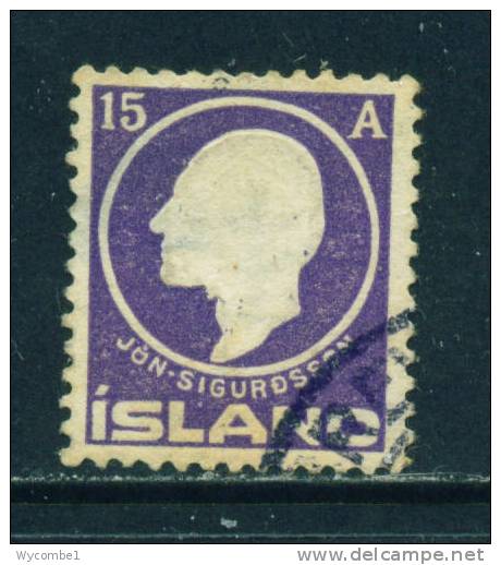 ICELAND - 1911 Jon Sigurdsson 15a Used As Scan - Usados