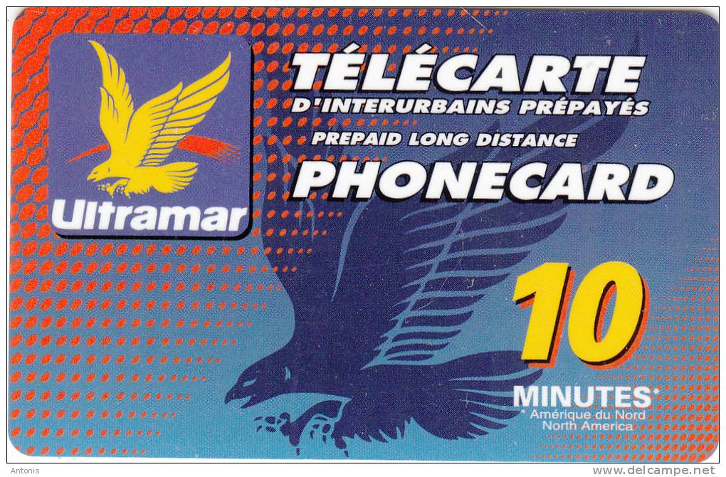 CANADA - Ultramar, CTN Magnetic Prepaid Card 10 Min, Sample - Petrole