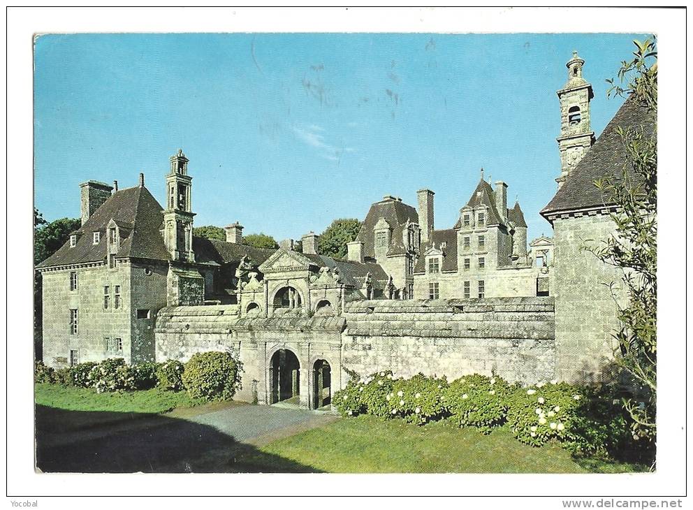 Cp, 29, Saint-Vougay, Château De Kerjean, Voyagée 1973 - Saint-Vougay