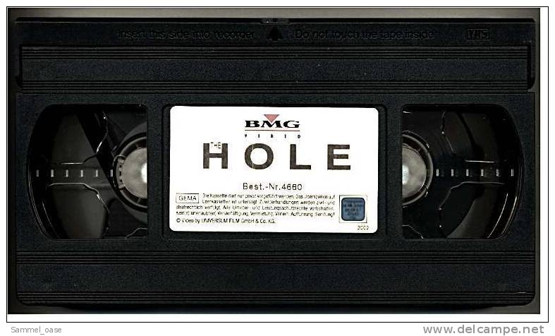 VHS Video  ,  THE HOLE  -  Eine Bunkerparty Wird Zum Psychotrip  -  Von 2002 - Horreur