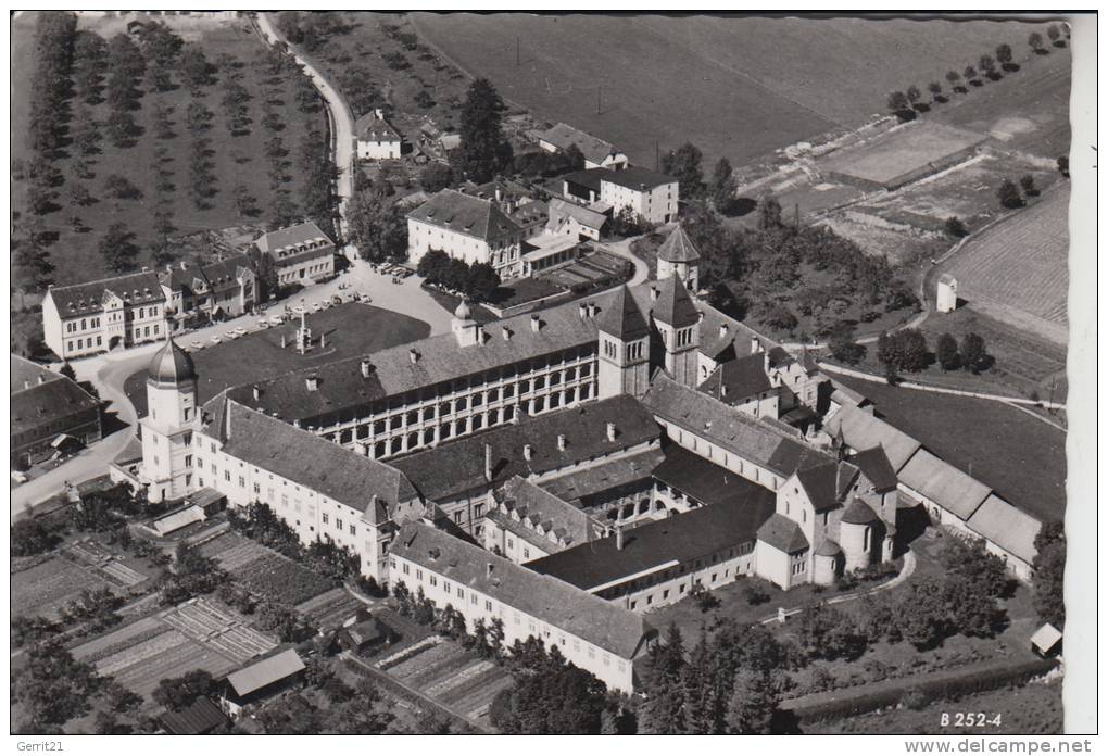 A 8732 SECKAU, Benediktiner-Abtei, Luftaufnahme - Seckau