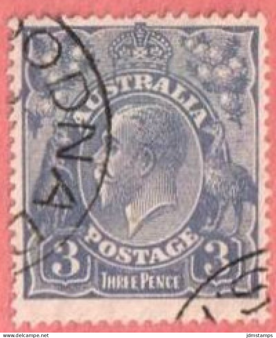 AUS SC #72a  1929 King George V W/nibbed Perf @ TC, CV $20.00 - Gebruikt