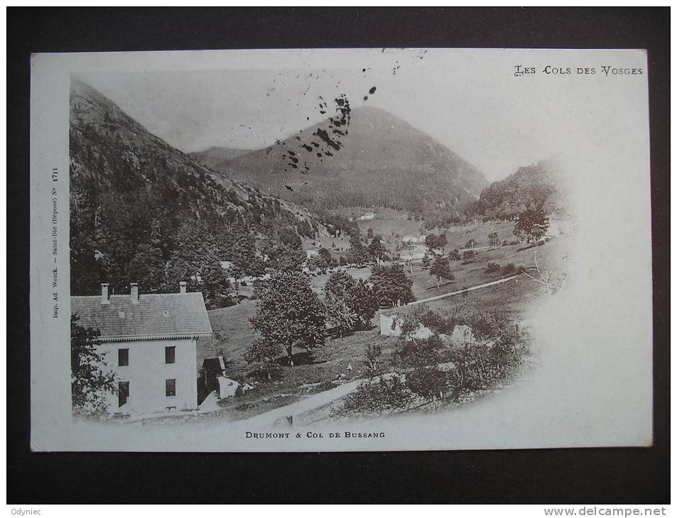 Les Cols Des Vosges Drumont & Col De Bussang 1902 - Other