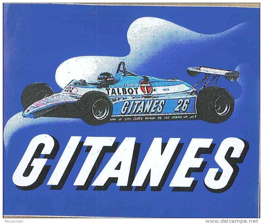 Formule 1 - Ligier Gitanes - Talbot - Stickers