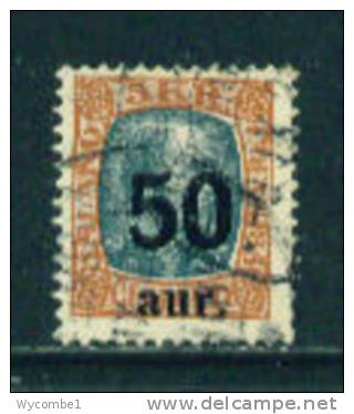 ICELAND - 1921 Surcharges 50a On 5kr Used As Scan - Used Stamps