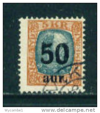 ICELAND - 1921 Surcharges 50a On 5kr Used As Scan - Used Stamps