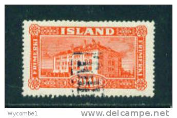 ICELAND - 1925 Views 20a Used As Scan (fiscal Cancel) - Used Stamps