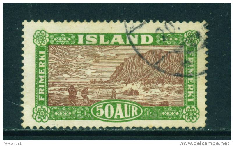 ICELAND - 1925 Views 50a Used As Scan - Used Stamps