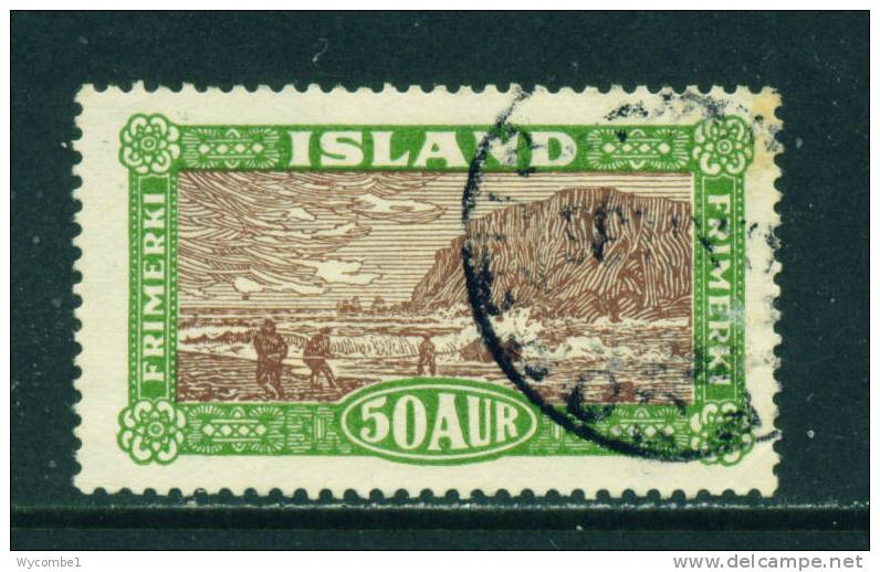 ICELAND - 1925 Views 50a Used As Scan - Used Stamps