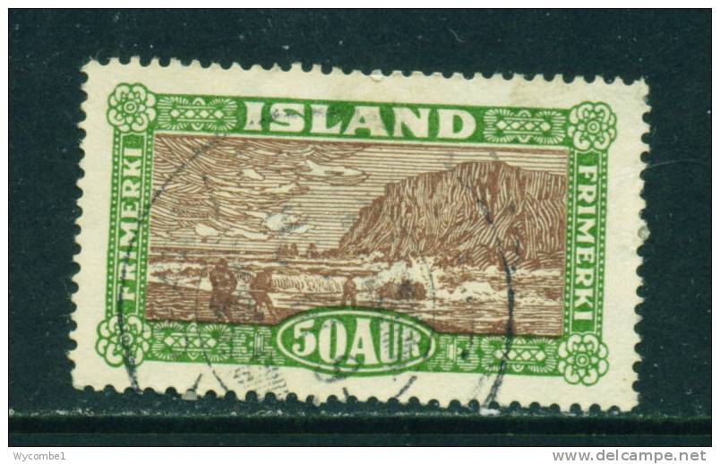 ICELAND - 1925 Views 50a Used As Scan - Used Stamps