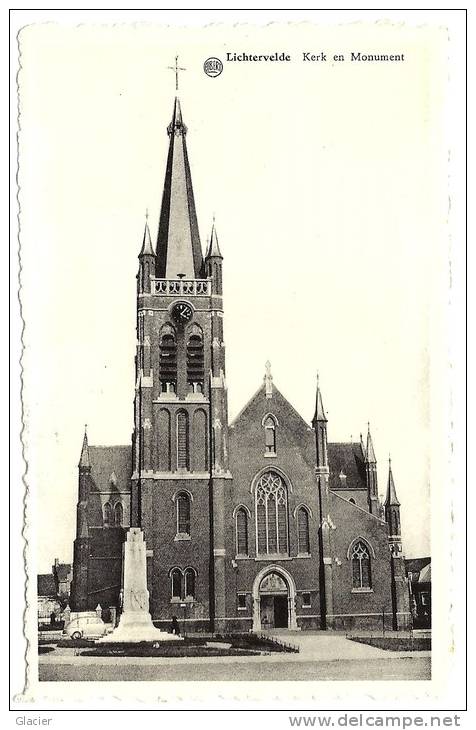 LICHTERVELDE - Kerk En Monument - Uitg. M. Sintobin - Lichtervelde