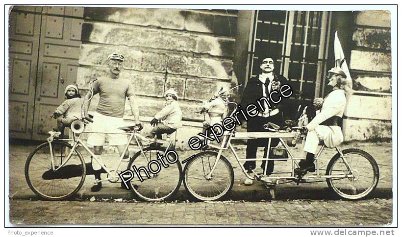 Photo Cyclisme Vélo Jouet Poupée Clown Bike Toys Fahrrad 1930 - Cycling