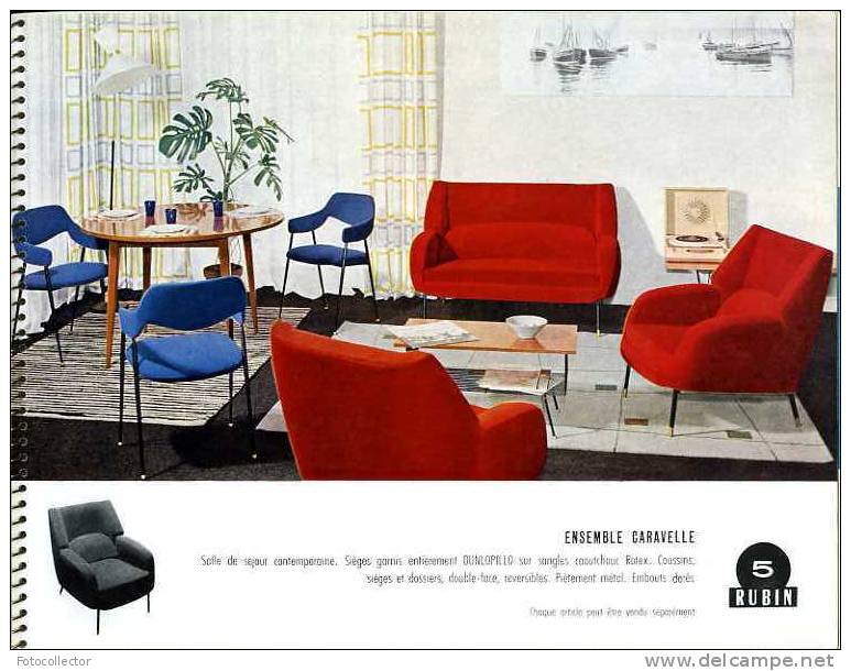 Catalogue Des Sièges Rubin Frères Paris 1964 - Interieurdecoratie