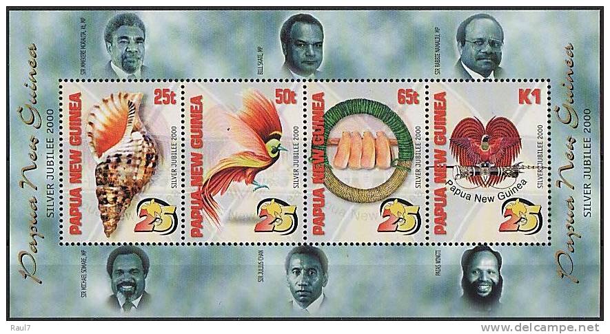 Papua New Guinea - 2000 Faune Et Personnages -NEUFS ** (MNH) Feuillet - Papua-Neuguinea