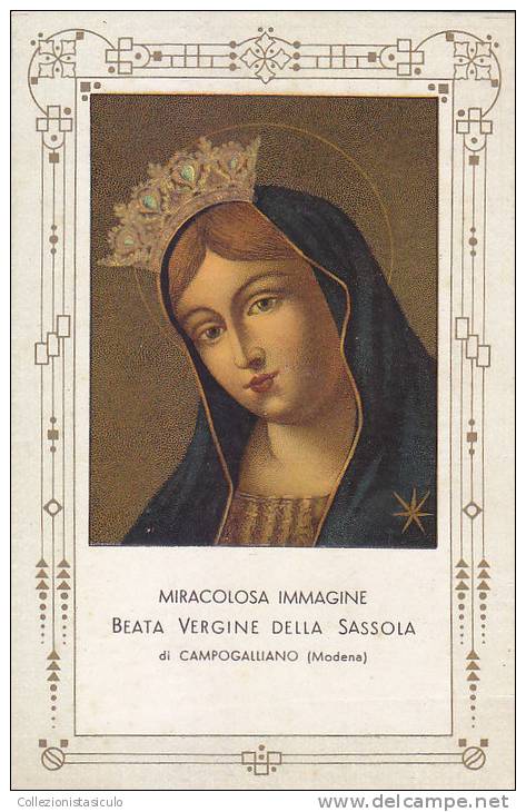 $3-2467- Cartolina Beata Vergine Della Sassola Di Campogalliano - Modena  - F.p. Non Viaggiata - Modena