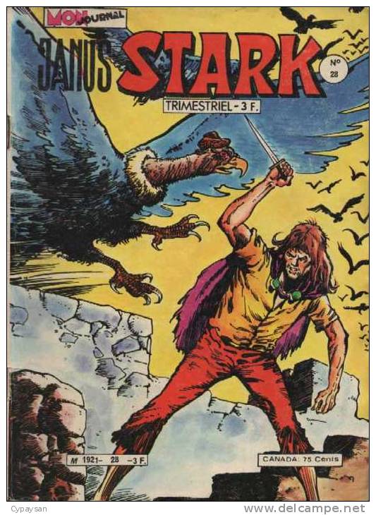 JANUS STARK N° 28 BE MON JOURNAL 04-1980 AVEC ADAM ETERNO - Janus Stark