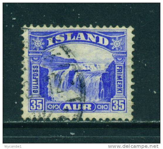 ICELAND - 1931 Waterfall 35a Used As Scan - Used Stamps