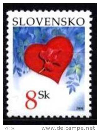 Slovakia 2004 Mi 477 ** Valentin Day - Nuovi