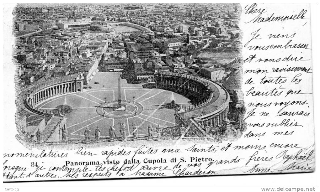 Roma - Panorama Visto Dalla Cupola Di S. Pietro - San Pietro