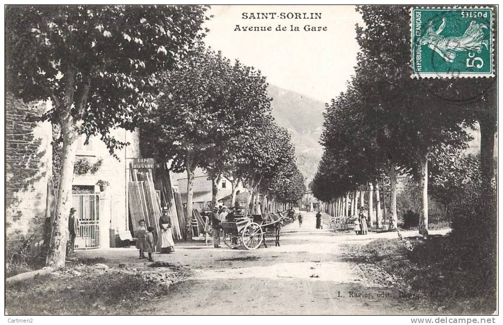 SAINT-SORLIN AVENUE DE LA GARE 01 AIN - Zonder Classificatie