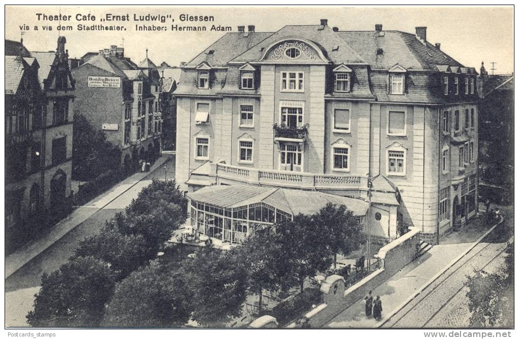 Giessen, Theater Cafe "Ernst Ludwig", 1917 - Giessen