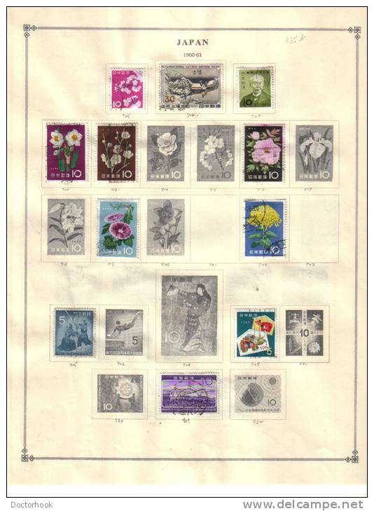 JAPAN   Collection Of  Mounted Mint And Used As Per Scan. (5 SCANS) - Collections, Lots & Séries