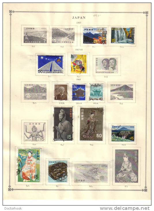 JAPAN   Collection Of  Mounted Mint And Used As Per Scan. (4 SCANS) - Collections, Lots & Séries