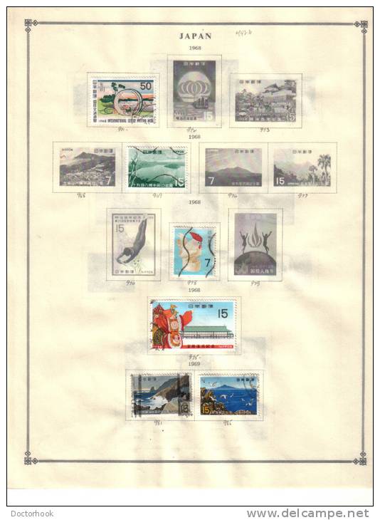 JAPAN   Collection Of  Mounted Mint And Used As Per Scan. (5 SCANS) - Collections, Lots & Séries