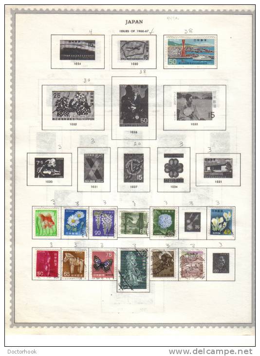 JAPAN   Collection Of  Mounted Mint And Used As Per Scan. (5 SCANS) - Collections, Lots & Séries