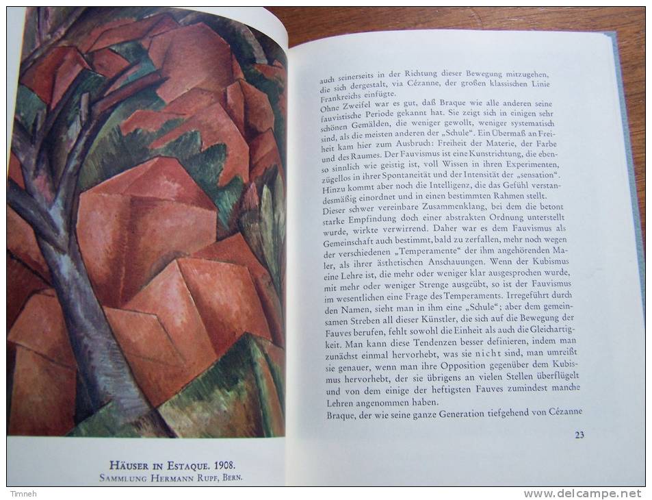 Allemand GEORGES BRAQUE VON MARCEL BRION GALERIE SOMOGY PARIS 1957 IM BERTELSMANN LESERING - Painting & Sculpting