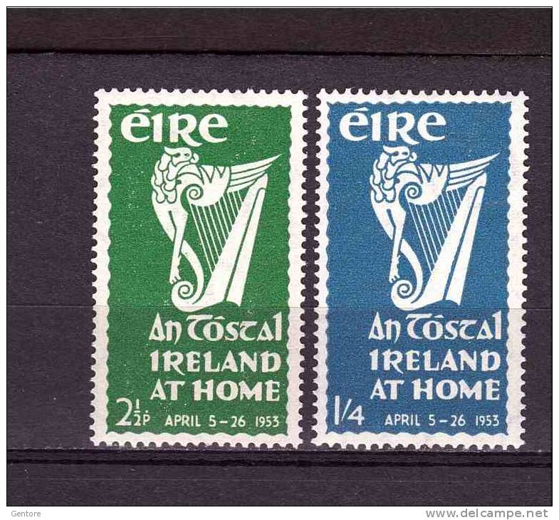 1953 IRELAND  An Tostal Festival  Michel Cat N° 116/17  Mint Very Ligthly Hinged - Other & Unclassified