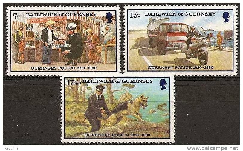 Guernsey 201/03 ** Policia. 1980 - Guernsey