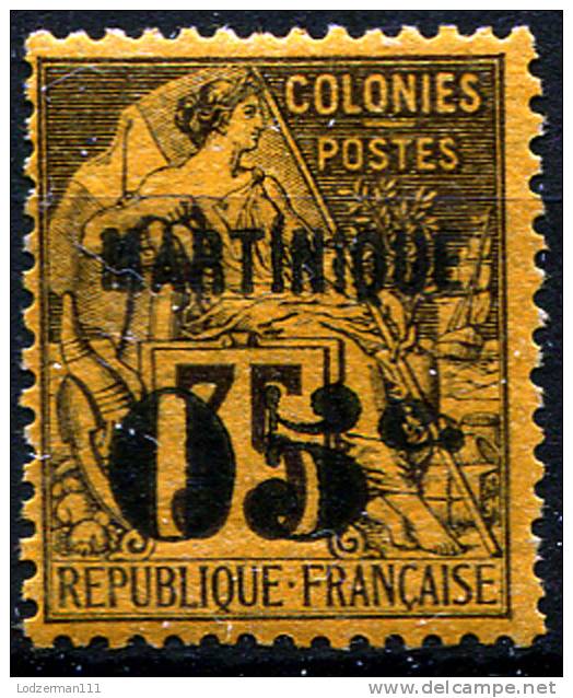 MARTINIQUE 1891 - Yv.13a (Mi.11, Sc.15) MLH (traces De Charniere) Perfect (VF) - Unused Stamps