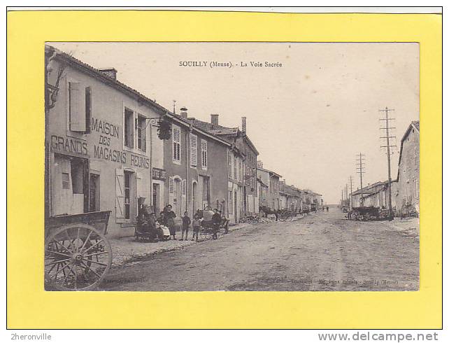 CPA - 55 - SOUILLY - La Voie Sacrée - Maison Des Grands MAGASINS REUNIS - Autres & Non Classés