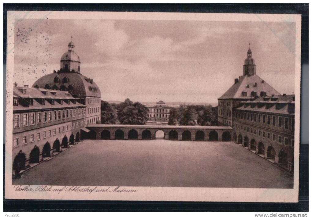 Gotha - Blick Auf Schlosshof Und Museum - Gotha