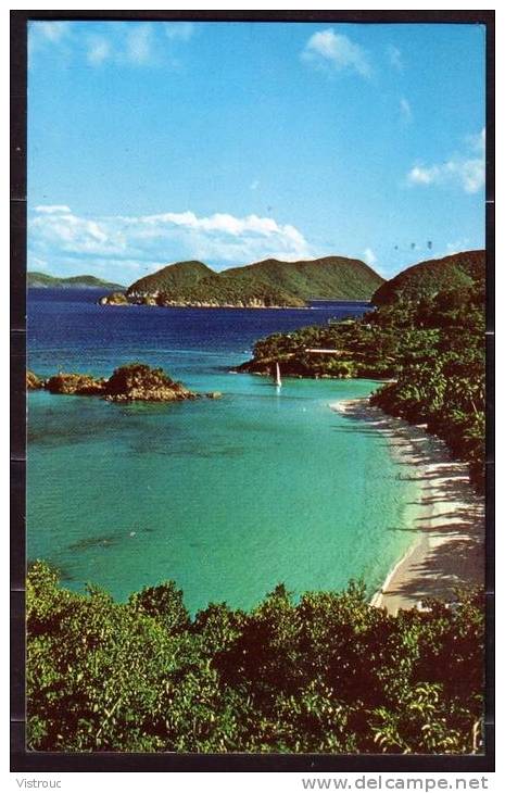 Virgin Island National Park - Trunk Bay -  Circulated - Gelaufen - 1960. - USA National Parks