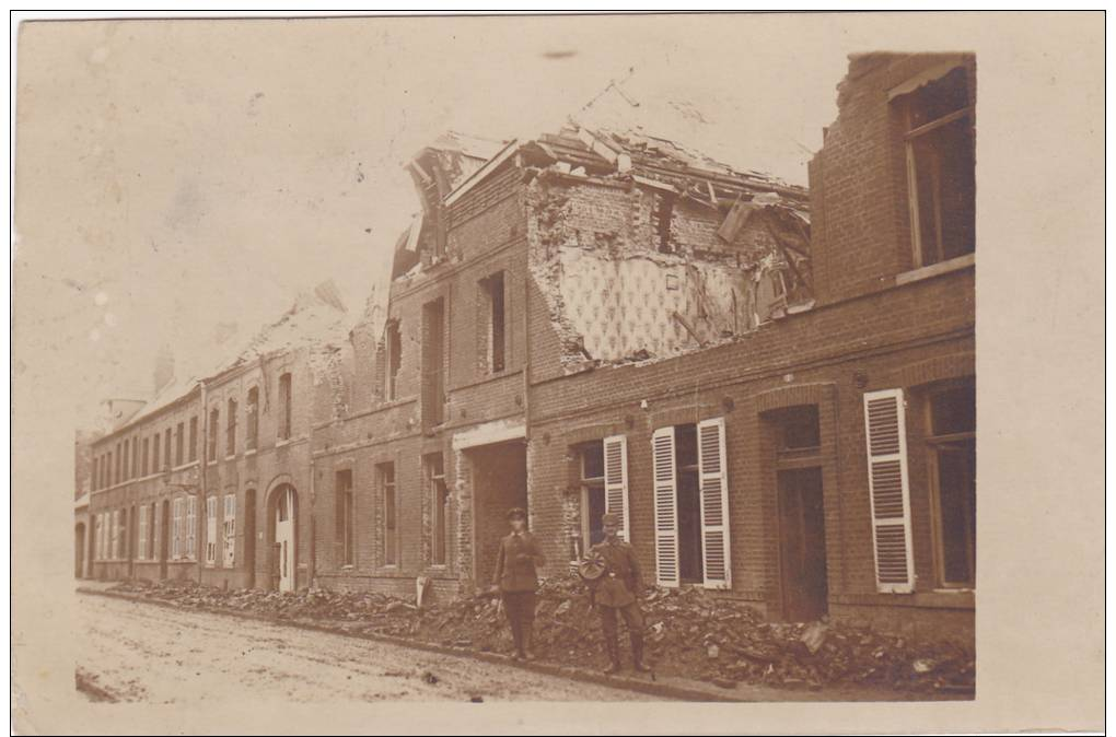 Bapaume Zerstörtes Haus Feldpost - Bapaume