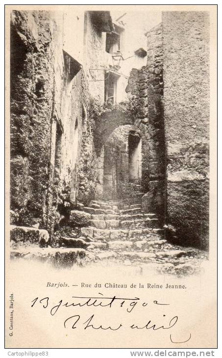 VAR 83 BARJOLS RUE DU CHATEAU - Barjols