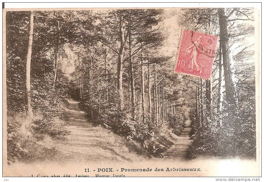80 Poix De Picardie - Promenade Des Arbrisseaux - Poix-de-Picardie