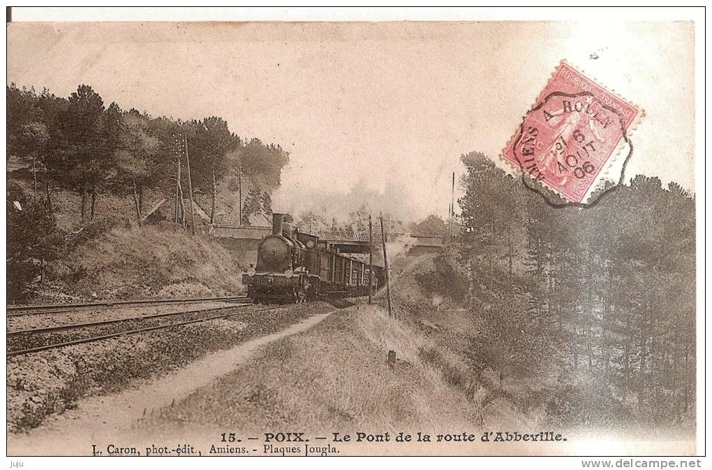 80 Poix De Picardie - Le Pont De La Route D´Abbeville - Poix-de-Picardie