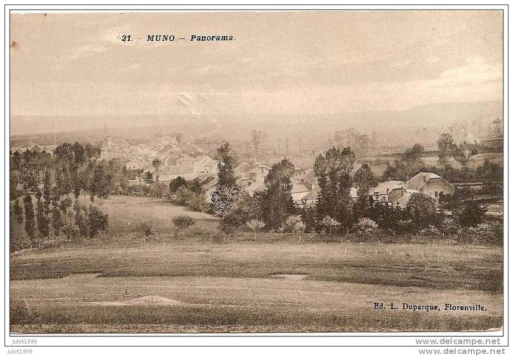 MUNO ..-- FLORENVILLE ..-- Panorama . 1911 Vers WALTON ON THAMES ( Melle Marie Tassot ) , Angleterre . Voir Verso . - Florenville