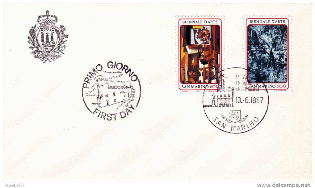 B02  Enveloppe FDC De San Marino - Du 13-06-1986 - FDC