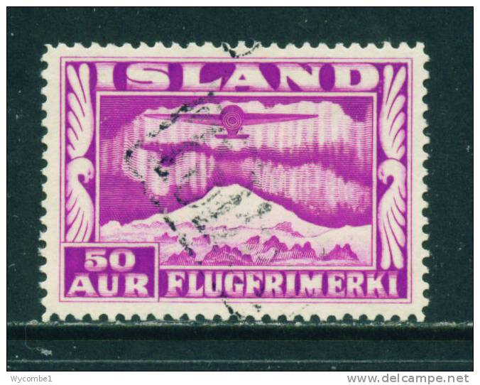 ICELAND - 1934 Air 50a Used As Scan - Posta Aerea