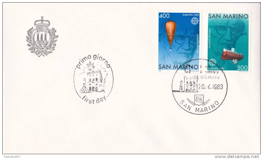 B02  Enveloppe FDC De San Marino - Du 20-04-1983 - FDC