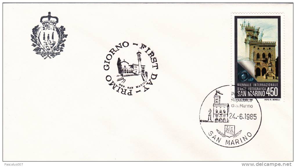 B02  Enveloppe FDC De San Marino - Du 24-06-1985- - FDC