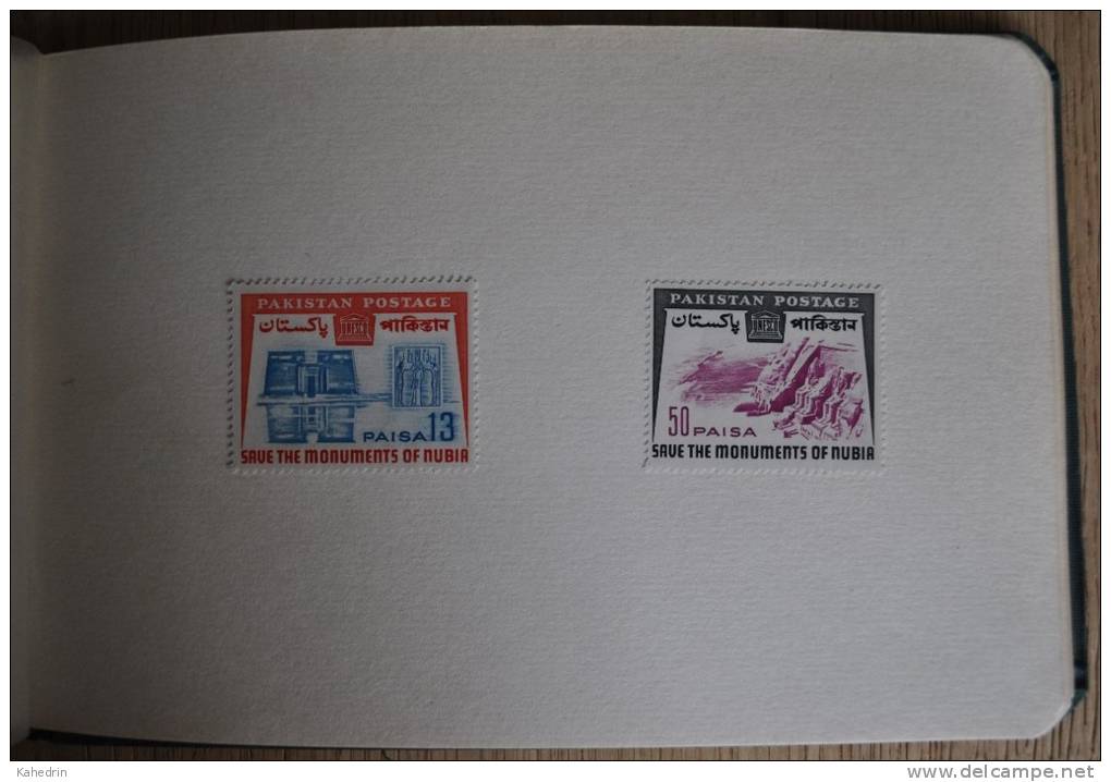 Pakistan 1960 - 1964, Several unused stamps in a small book