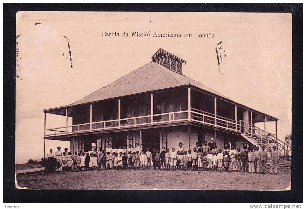 AFR-41 ANGOLA ESCOLA DA MISSAO AMERICANA EM LOANDA - Angola