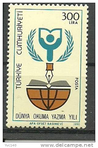 Turkey; 1990 International Literacy Year - Unused Stamps