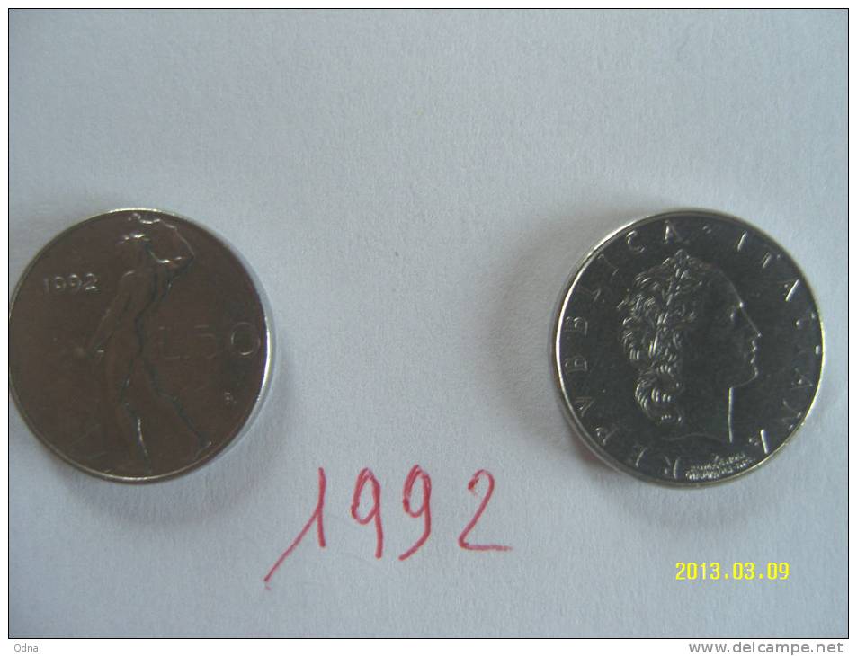 50 LIRE VULCANO 2°TIPO 1992 FDC - 50 Lire